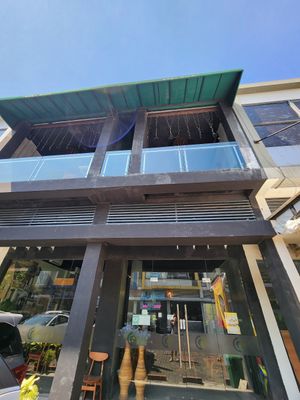 Outside at Vegerich Kopitiam in Jakarta