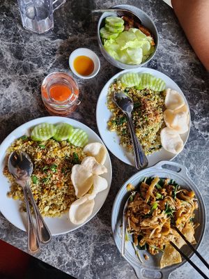 Foods at Vegerich Kopitiam in Jakarta