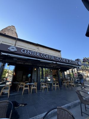 outdoor and indoor seatingg  at Center Coffee House in Goreme