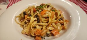 Fettuccine at Salva D'or Italian Restaurant & Pizzeria in Tauranga