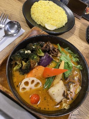   at Soup Curry GARAKU in Hokkaido