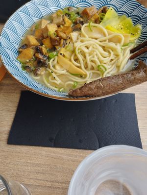 Vegan ramen at Yumeku in Lorient