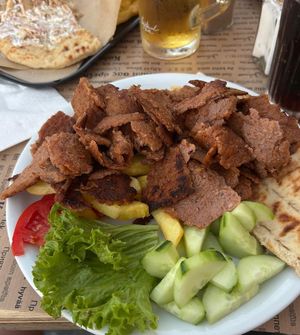 Gyros at Gyros Chania in Crete