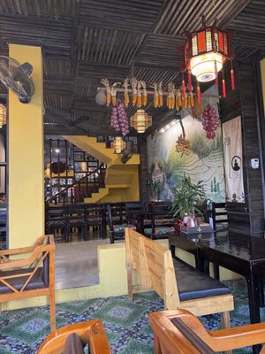 Back of the restaurantt  at Ha Giang Vegetarian Restaurant in Ha Giang