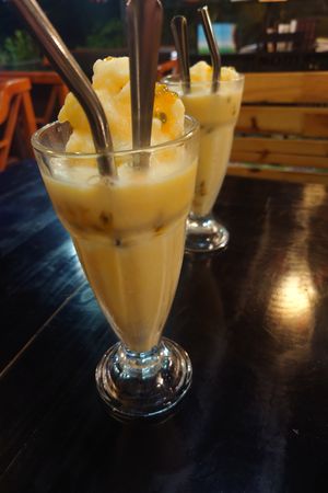 Passion fruit smoothie without milk 😍 at Ha Giang Vegetarian Restaurant in Ha Giang