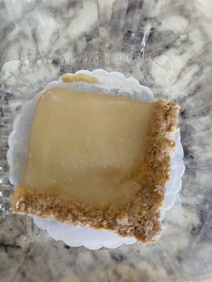lemon bar  at Starry Lane Bakery in San Diego