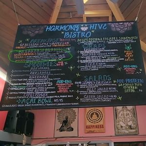  at Harmony Hive Bistro  in Orcas Island