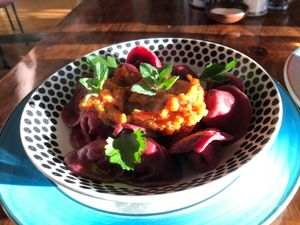 Ravioli at El Living in Puerto Natales