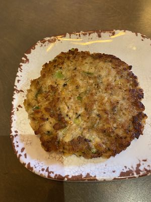 Sausage patty  at New Day Eatery in Port Angeles