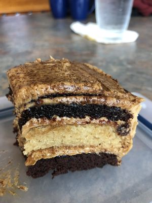 Espresso cake  at New Day Eatery in Port Angeles