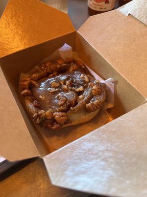Sticky bun   at New Day Eatery in Port Angeles