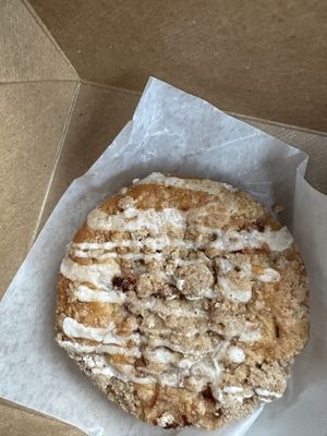 Apple coffee cake  at New Day Eatery in Port Angeles