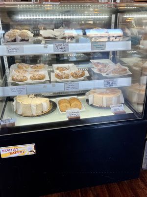 Vegan cake slices and brownies  at New Day Eatery in Port Angeles