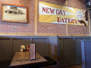 Cozy atmosphere   at New Day Eatery in Port Angeles