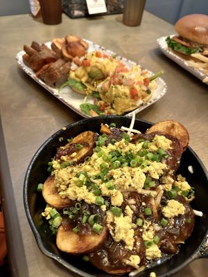 Vegan breakfast poutine  at New Day Eatery in Port Angeles