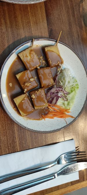 Satay Tufo skewers at At Bangkok in Zadar