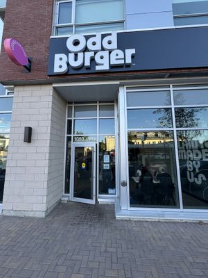 Outside   at Odd Burger in Ottawa