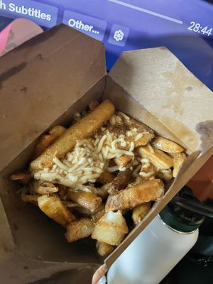 Regular poutine  at Odd Burger in Ottawa