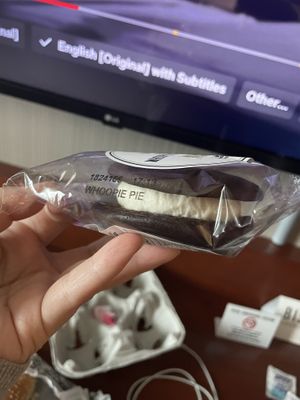 Whoopie pie, good but very “fast food type"  at Odd Burger in Ottawa