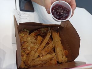 Holiday poutine at Odd Burger in Ottawa