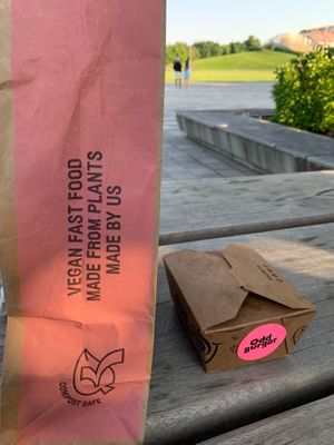 Packaging at Odd Burger in Ottawa