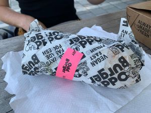 Packaging at Odd Burger in Ottawa