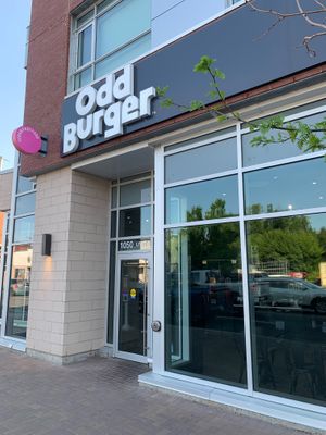 Store Front at Odd Burger in Ottawa