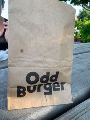 Packaging at Odd Burger in Ottawa