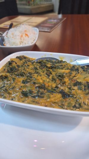 Saag Aloo 😛👌🏻 at Dhaka Biriyani in Mexico City