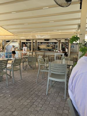 Beach bar   at Paralos Beach Bar in Stoupa