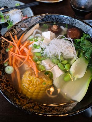Udon soup at Kaiso Restaurant in Leonberg