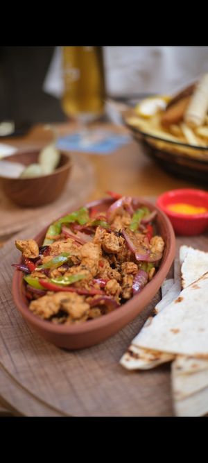 The first vegan fajita of Turkey. at Baykuş Pub  in Istanbul
