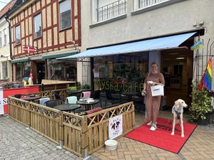 several vegan options  at Mysha Cafe in Kristianstad