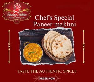 Chef special vegan paneer makhni  at Bombay Kitchen in Gordonvale