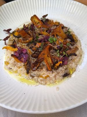 Risotto aux champignons at L'ami in Bandol