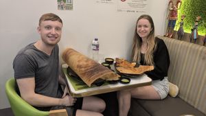 Paper + regular dosa at Woodlands in Macau