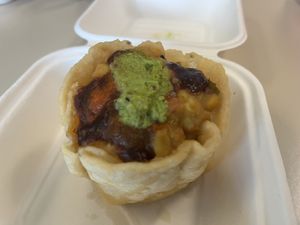 Curry in roti (limited trial) - amazing!!  at Findo FOODZ in New Farm