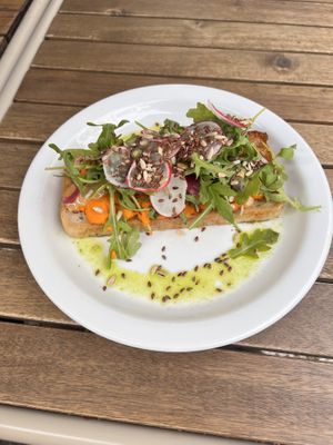 Vegan sandwich   at Poranki in Krakow