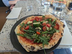 vegan pizza at Ciro in Jonkoping