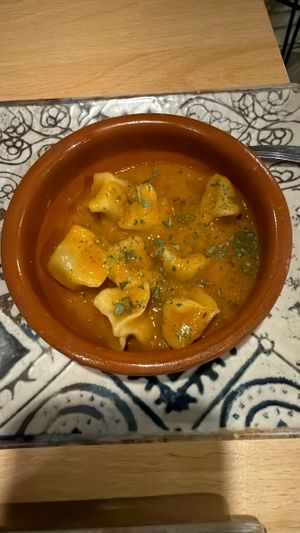 Ravioli vegano turco 😋  at Solarillo 5 in Granada