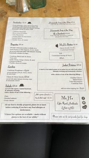  at Mr H's Tearoom in Ambleside