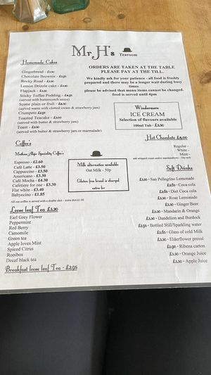  at Mr H's Tearoom in Ambleside