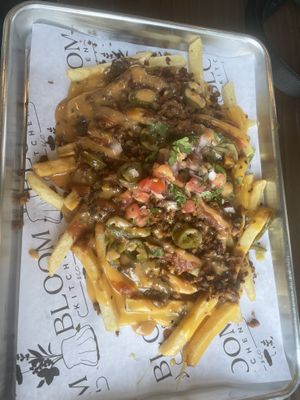 Southwestern fries. Yummy  at Bloom Kitchen & Co in Oxford