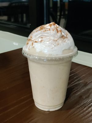 Seasonal flavor: pumpkin spice. Nice and thick! at Bloom Kitchen & Co in Oxford