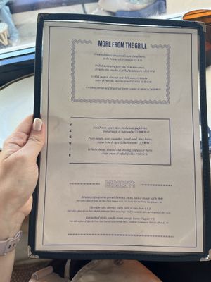 Menu   at Javá in Lisbon