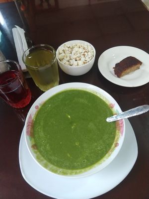 Items that come with the meal of the day at Nutre Vida in Guayaquil