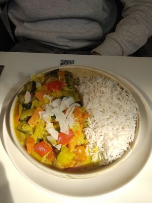 Vegetable curry at La Capella in Sabadell