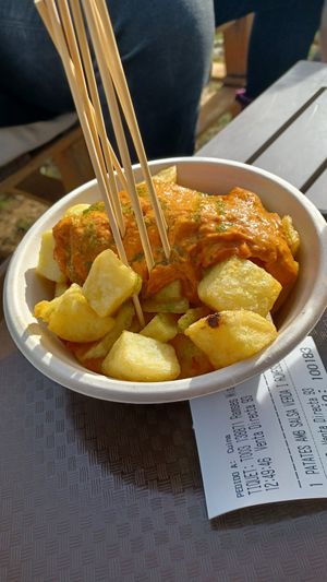 Patatas bravas at La Capella in Sabadell