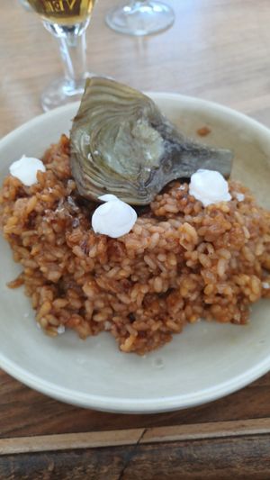 Arroz abanda at La Capella in Sabadell