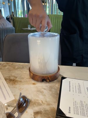 Smoked cocktail   at Tamasha  in Raleigh
